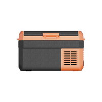 Réfrigérateur-congélateur portable compact MCD20 20L pour voiture, compresseur DC 12/24V, écran tactile LCD, contrôlé par application, zone unique pour camping-car