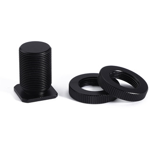 Support de microphone en métal pour griffe porte-accessoire, double couche, avec adaptateur de caméra 1/4 à 5/8 et vis 3/8 à 5/8, en alliage d'aluminium à dégagement rapide - Product Image 1