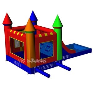 Không Khí Nhảy Lâu Đài Hồ Bơi Sử Dụng Thương Mại Nhà Bị Trả Lại <span class=keywords><strong>Inflatable</strong></span> Lâu Đài Bouncy Với Trượt Nước Và Hồ Bơi Cho Trẻ Em Và Người Lớn - Product Image 5