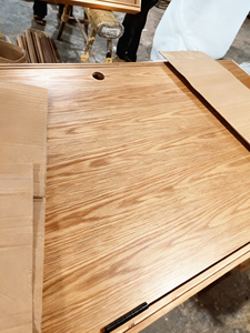 Tùy Chỉnh Cao Cấp Prehung Rắn Gỗ Sồi Trắng Nội Thất Cửa Gỗ Rắn Pre-Treo Với Khung - Product Image 2