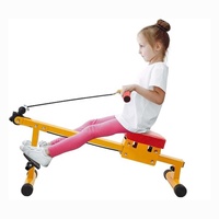 Máquina de Remo para Niños, Colorida, Entrenador de Remo para Interiores con Asiento Cómodo para Niños Pequeños, Gimnasio en Casa