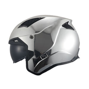 Casco Modular Promocional al por Mayor con Liberación Rápida, Certificación DOT/ECE/CCC, ABS Electrochapado en Oro y Plata, Bajo Precio - Product Image 4