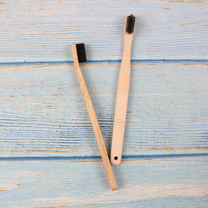 Cepillo de dientes bambú marcas de carbón cepillo de dientes ergonómico cepillo de dientes de bamb - Product Image 2