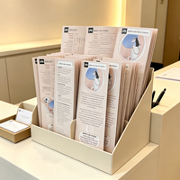 Feuillet publicitaire commercial imprimé sur mesure en papier 200 g/m² avec pelliculage brillant