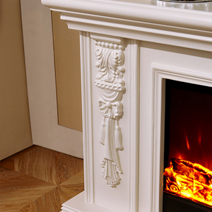 Étagère <span class=keywords><strong>de</strong></span> cheminée électrique scandinave en bois <span class=keywords><strong>de</strong></span> <span class=keywords><strong>brique</strong></span> antique décor intérieur armoire <span class=keywords><strong>de</strong></span> cheminée chauffante <span class=keywords><strong>pour</strong></span> usage domestique résine - Product Image 6