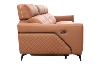 Elektrisches echtleder Modulsofa für Wohnzimmer Theater Liegesessel Sofa 3+2+1 Set leistungsstarke Liegesessel Ledersofas