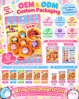 Sachet Doypack Mini en PE Kraft Imprimé Personnalisé avec Valve pour Aliments pour Bébé, Biscuits, Bonbons, Grains de Café, Thé - Scellage Arrière Jetable