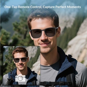 Lunettes connectées GT03 Imitation HW 5.4 avec verres polarisés anti-UV, écoute musicale, appels et lentilles interchangeables - Product Image 4