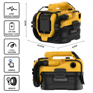 เครื่องดูดฝุ่นไร้สายแบบ3 in 1ไร้สายสำหรับร้านค้า <span class=keywords><strong>VAC</strong></span> พร้อมฟังก์ชั่นการเป่า (JN701) สำหรับรถยนต์กลางแจ้งโรงรถโรงแรม - Product Image 4