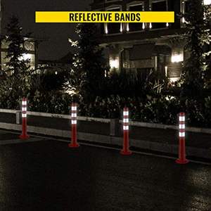 Delimitador de Tráfico de Alta Visibilidad, Poste Delimitador <span class=keywords><strong>Flexible</strong></span> Reflectante para la Separación de Carriles en Carreteras, Seguridad Vial - Product Image 2