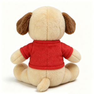 Peluche de Perro Personalizado con Camiseta Roja, 31cm-50cm, Juguete de Peluche Suave para Bebés y Niños Pequeños, Unisex - Product Image 4