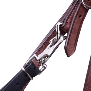 Bride de cheval en cuir de luxe, style anglais, faite à la main, avec frontale personnalisable en couleur et taille (Cob, Full, sur mesure) - Product Image 6