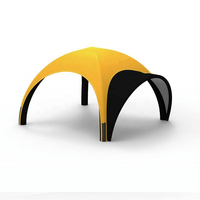 Tente gonflable imperméable X, dôme aérien araignée, auvent, gazebo, impression par transfert thermique, matériau polyester pour les expositions sportives