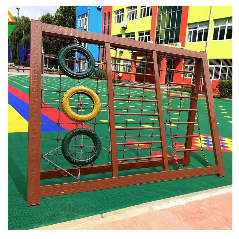 Colorful Stainless Steel Slides and Kids