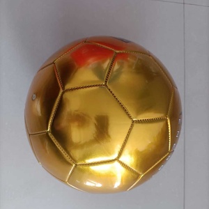 <span class=keywords><strong>Ballon</strong></span> de football en PU doré personnalisé, directement de l'usine, de haute qualité, cadeau souvenir premium pour les récompenses d'entreprise et la promotion de la marque - Product Image 4