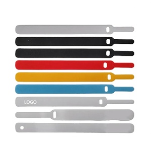 Sangle auto-agrippante réglable double face en nylon de 2 cm de large pour câbles, fixation Velcro - Product Image 1