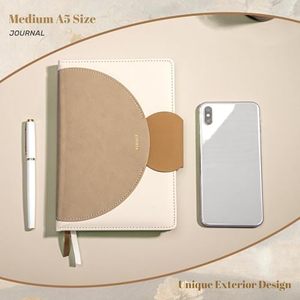 Của phụ nữ A5 bìa cứng 80gsm nâu da Tạp Chí kinh doanh làm việc Lưu ý học lấy máy tính xách tay nhiệt lá khóa 5.9 \ "Nhật ký - Product Image 5