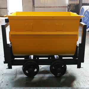 Chariot minier souterrain à benne basculante pour le transport du charbon sur rail - Product Image 5