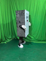 Costume de Mascotte Homme Matelas Bleu Personnalisé pour Adulte, Tenue de Mascotte en Peluche de Dessin Animé pour Publicité en Magasin de Meubles, Défilé et Promotion d'Événements