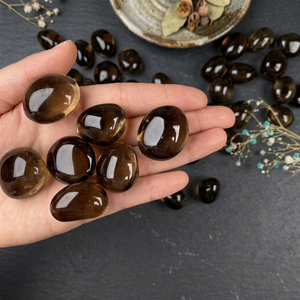 Magnifiques pierres de quartz fumé naturel polies à l'usure, vente en gros en vrac - Product Image 3