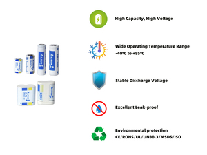 Cr14505 ליתיום-mno2 סוללות cr14505 3.0v 1500mah עבור מקשים חשמליים קר2/3n ללא נטענת - Product Image 4