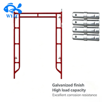 Échafaudage mobile à cadre en H fabriqué en Chine avec roues, fournisseur de plateformes d'échafaudage, échafaudage galvanisé, cadre sur mesure