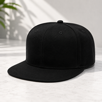 Topi Snapback Grosir Custom Logo 3D Puff Flat Brim Adjustable 6 Panel untuk Streetwear