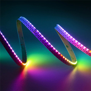 Bande de pixels RGB <span class=keywords><strong>LED</strong></span> adressable individuellement 5V WS2812B 5 mètres 60 <span class=keywords><strong>LED</strong></span> mètre IP30 IP65 IP67 - Product Image 1