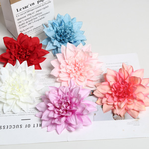 Lichao Dahlia Flower Headpiece Fleurs artificielles en soie faites à la main Décorations de mariage Multicolore 18328127424 - Product Image 3