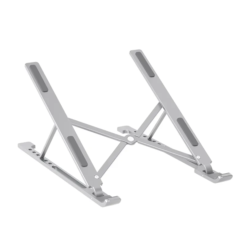 Multi Gear Simple Design Height Adjustable Tablet PC Stand Holder Metal Flat Computer Folding Laptop Stand