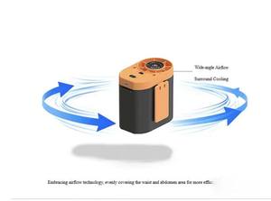 Mini Ventilador Portátil de 3 Velocidades con Luz LED de Alta Velocidad, Recargable por Tipo-C, Mini Ventilador de Cintura - Product Image 2