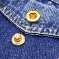 Kancing donat Jeans kustom kualitas tinggi 17mm kancing Metal Jean gaya Shank paduan untuk kancing Denim dengan Logo