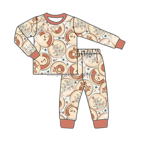 Pijamas de verano para bebé al por mayor conjuntos de bambú para chicas adolescentes 2024 patrón de <span class=keywords><strong>Cascanueces</strong></span> manga larga alta calidad conjunto de 2 piezas - Product Image 6