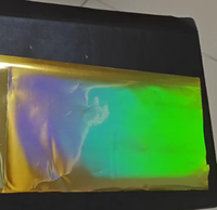 Papier holographique de qualité supérieure, personnalisé, générique, en PET, écologique, pour l'emballage et l'impression