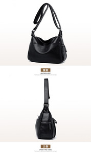 <b>Purse</b> Wholesale Custom Vintage PU <b>Leather</b> Tote Crossbody Hobo Ladies Hand Bags Shoulder Women Handbags - Product Image 4