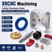 Piezas de Mecanizado CNC Personalizadas de Aluminio y Acero Inoxidable, Torneado y Fresado de Precisión de 5 Ejes, Fabricante OEM, Tolerancia de ±0.01mm