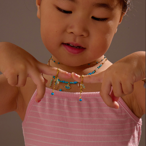 Accessori per <span class=keywords><strong>gioielli</strong></span> per bambini in acciaio inossidabile con perline in acciaio inossidabile ciondoli per abiti con perle e ciondoli per bambini - Product Image 6