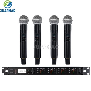 Microfono Wireless <span class=keywords><strong>Digitale</strong></span> Professionale ULXD4Q di Alta Gamma, 4 Canali, Gamma Dinamica 120dB, Voce Nitida per Grandi Tour - Product Image 1