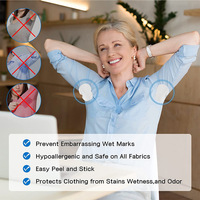 Patch Anti-Transpirant Aisselles Jetable, Coussinet Absorbant la Transpiration des Aisselles