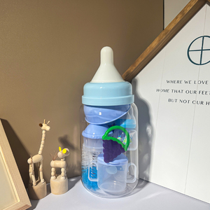 Ensemble cadeau d'alimentation pour bébé en silicone à col standard portable, <span class=keywords><strong>biberon</strong></span> pour bébé - Product Image 6