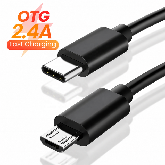 USB Type C to Micro USB Cable Fast USB Type C to Micro USB OTG Charging Sync Cable USB-C to Micro USB for Samsung Xiaomi Huawei