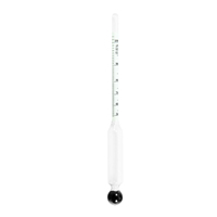 Hidrómetro de Alcohol de Alta Precisión 50-100%, Escala de Vidrio Transparente, OEM/ODM Personalizable, Medidor de Densidad para Elaboración de Cerveza y Vino Casero, 185 mm
