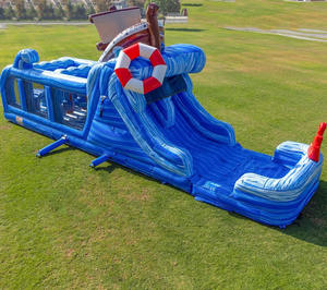 Barco Pirata, Obstáculo Inflable Comercial de PVC, Obstáculo Inflable Comercial para Fiestas Infantiles de <span class=keywords><strong>Alquiler</strong></span> - Product Image 3