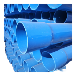 Труба канализационная из ПВХ-О DN90-DN160 мм, для отвода сточных вод, для бурения скважин, резьбовая труба из НПВХ для глубоких скважин, фильтровая труба из ПВХ с перфорацией - Product Image 1