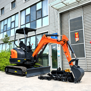 ENVÍO GRATUITO Mini Excavadora de 3.5 Toneladas con Motor EPA 5, Excavadora de Orugas para Granja y Hogar, Máquina China con Motor D1703 de 18.2 KW de Potencia - Product Image 1