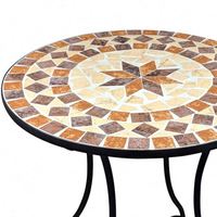 Ensemble de meubles de jardin Mosaic, table bistrot avec chaises, ensemble pour balcon