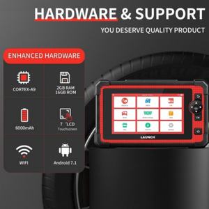 Herramienta de Diagnóstico para Autos LAUNCH CRP919E, Escáner OBD OBD2 de Sistema Completo con Pantalla de 7 Pulgadas y 2 Años de Actualización Gratuita - Product Image 3