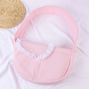 Sac de transport portable pour animaux de compagnie, sac bandoulière respirant en coton matelassé pour animaux de compagnie - Product Image 1