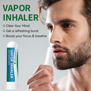 Inalatore nasale aromaterapia Private Label, rimedio naturale a base di erbe con oli essenziali di raffreddamento per aumentare il respiro - Product Image 3