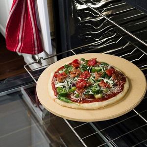 <span class=keywords><strong>Pierre</strong></span> à pizza avec poignée rectangulaire de 12 pouces, pierres résistantes au feu pour <span class=keywords><strong>boulanger</strong></span>, surface lisse, grilles de 25 cm - Product Image 4